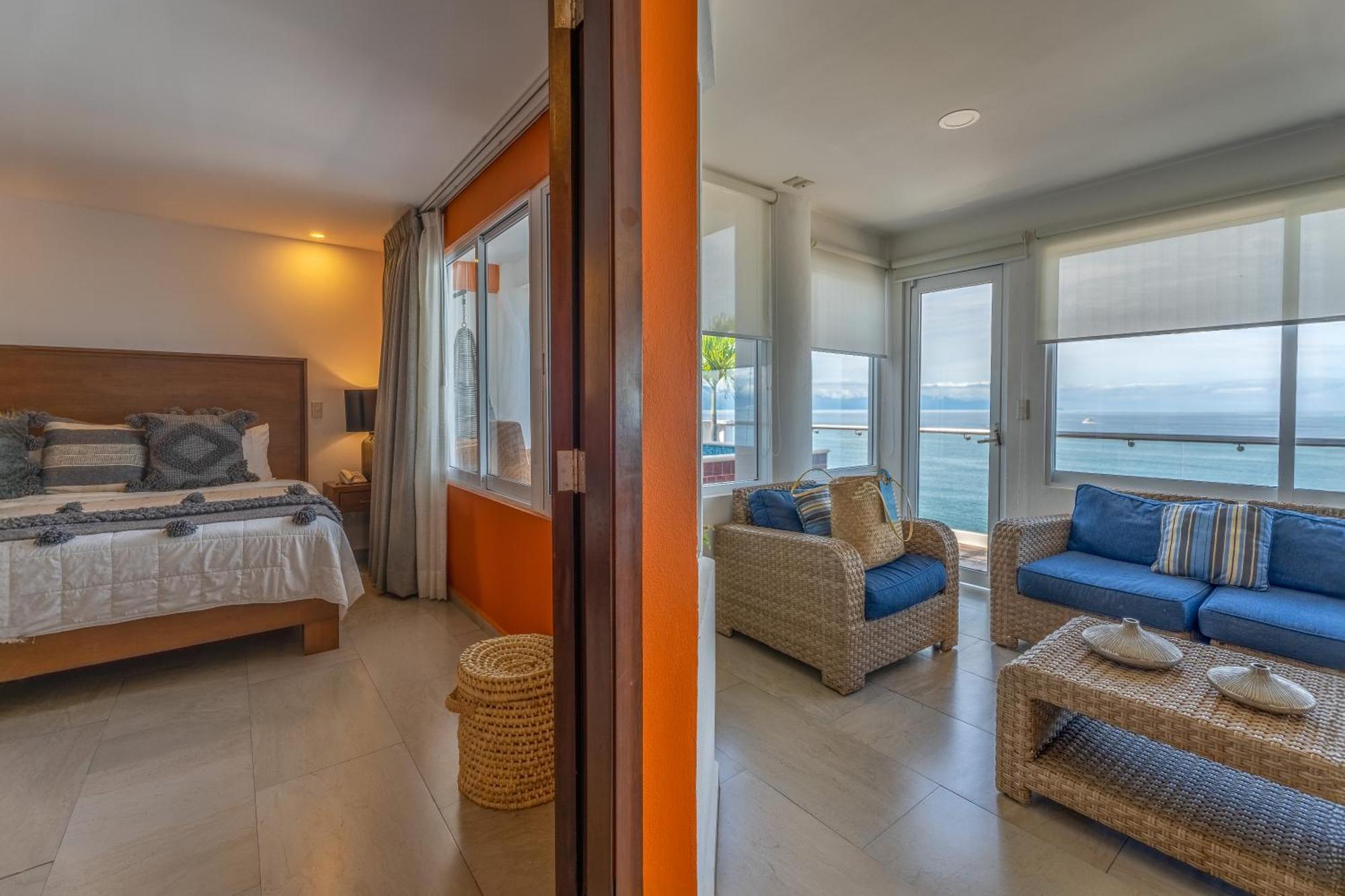 The Paramar Beachfront Boutique Hotel With Breakfast Included - Downtown Malecon Puerto Vallarta Bilik gambar
